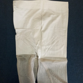 Колготки винтажные телесного цвета, нейлон, Корея, размер неизвестен. Картинка 5